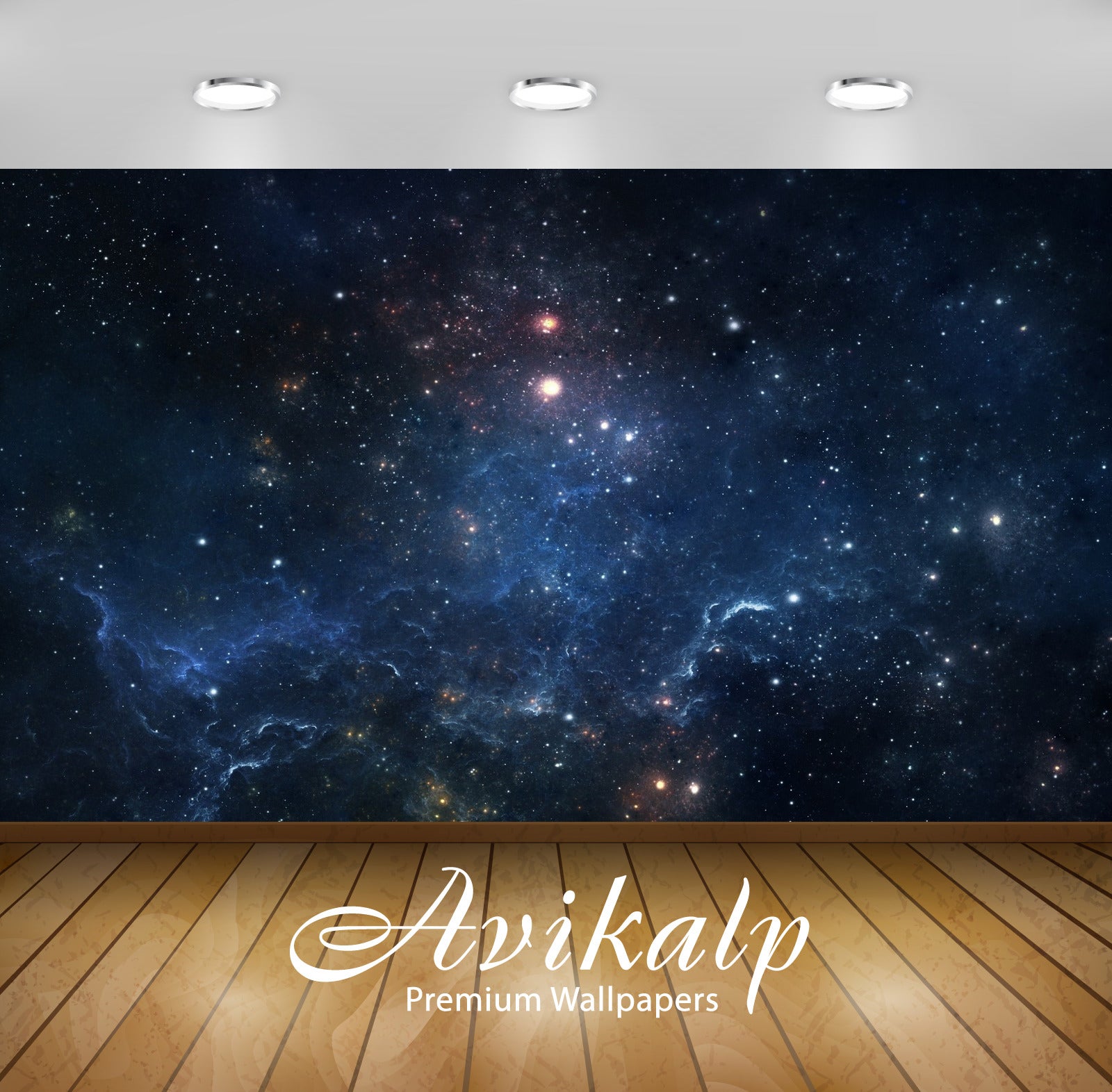 Avikalp Exclusive Awi1577 Space Full HD Wallpapers for Living room, Hall, Kids Room, Kitchen, TV Bac