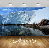 Avikalp Exclusive Awi1606 Ice Wall Beautiful Reflection Full HD Wallpapers for Living room, Hall, Ki