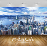 Avikalp Exclusive Awi1642 Victoria Peak Hongkong Island Full HD Wallpapers for Living room, Hall, Ki