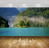 Avikalp Exclusive Awi1645 Beautiful Scenery Mountain Lake Full HD Wallpapers for Living room, Hall,
