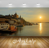 Avikalp Exclusive Awi1742 Stockholm City View Full HD Wallpapers for Living room, Hall, Kids Room, K