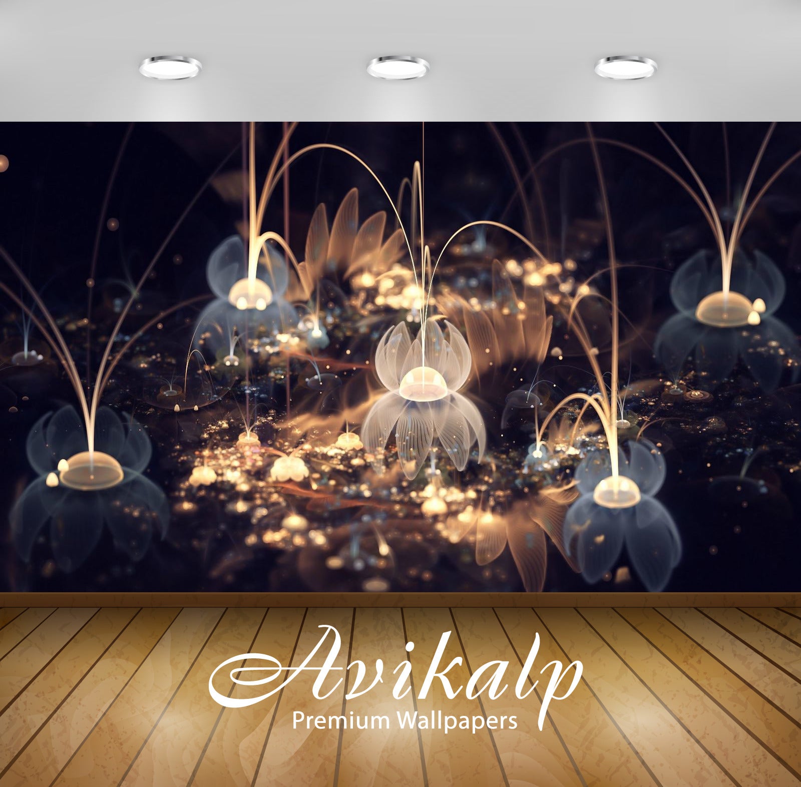 Avikalp Exclusive Awi1744 Beautiful Lights Abstract Full HD Wallpapers for Living room, Hall, Kids R