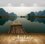 Avikalp Exclusive Awi1755 Guilin City Mountains Lake Full HD Wallpapers for Living room, Hall, Kids