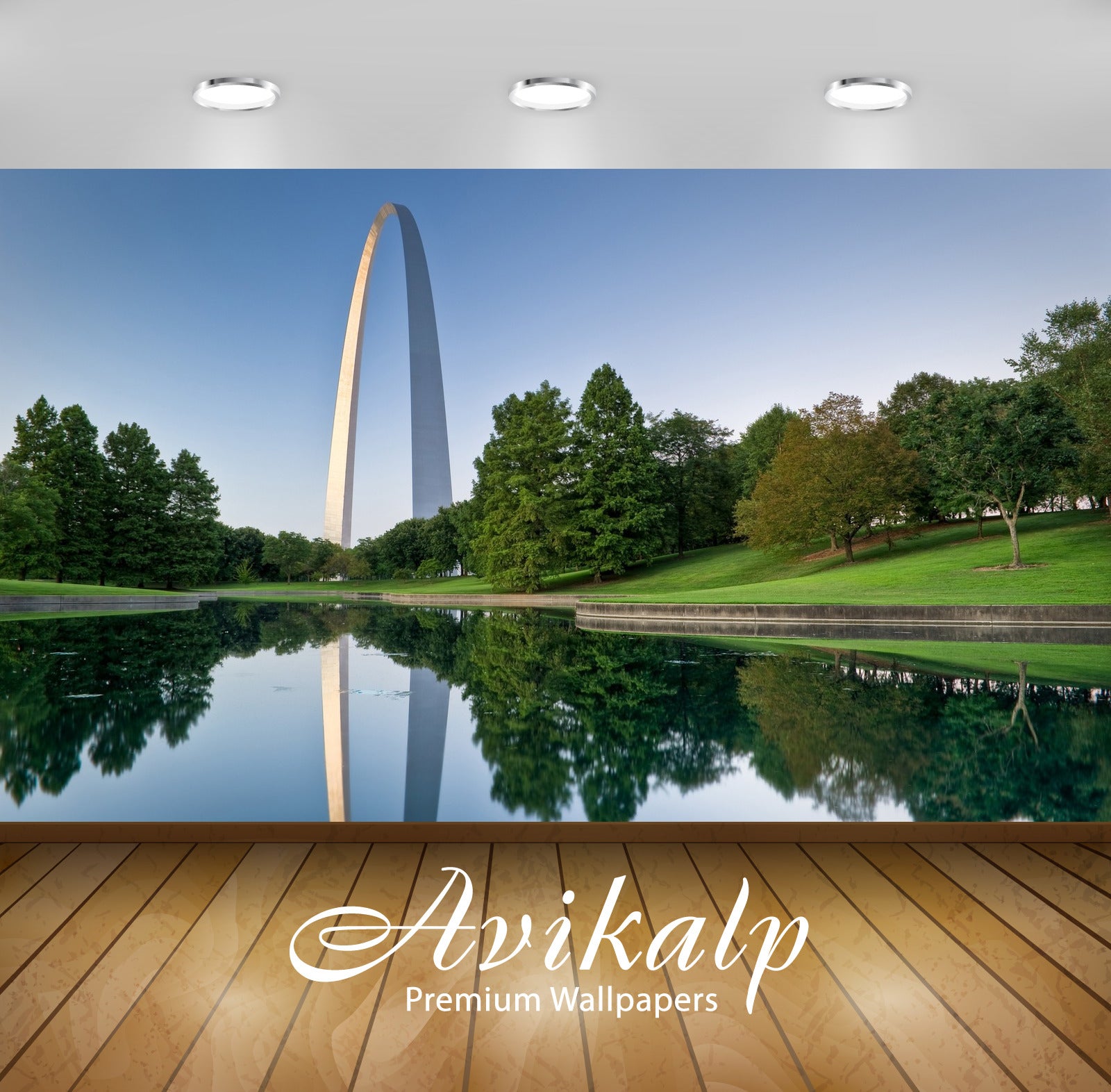 Avikalp Exclusive Awi1778 The Jefferson National Expansion Memorial Park Full HD Wallpapers for Livi