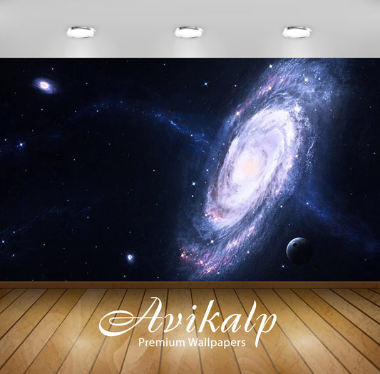 Avikalp Exclusive Awi1784 Space Abstract Full HD Wallpapers for Living room, Hall, Kids Room, Kitche