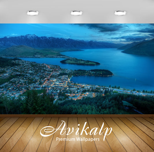 Avikalp Exclusive Awi1791 Queenstown New Zealand Full HD Wallpapers for Living room, Hall, Kids Room