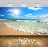 Avikalp Exclusive Awi1809 Beautiful Sea Waves Full HD Wallpapers for Living room, Hall, Kids Room, K