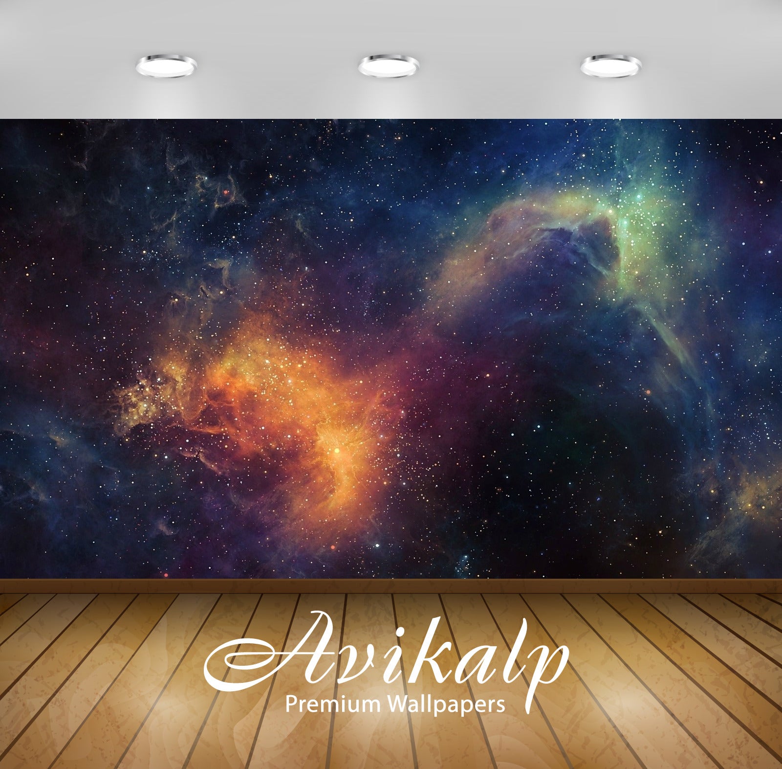 Avikalp Exclusive Awi1817 Space Abstract Full HD Wallpapers for Living room, Hall, Kids Room, Kitche