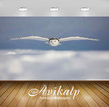 Avikalp Exclusive Awi1943 Snowy Owl Full HD Wallpapers for Living room, Hall, Kids Room, Kitchen, TV