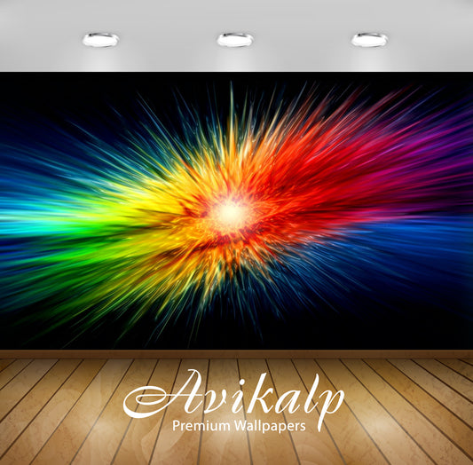 Avikalp Exclusive Awi2010 Color Abstract Full HD Wallpapers for Living room, Hall, Kids Room, Kitche