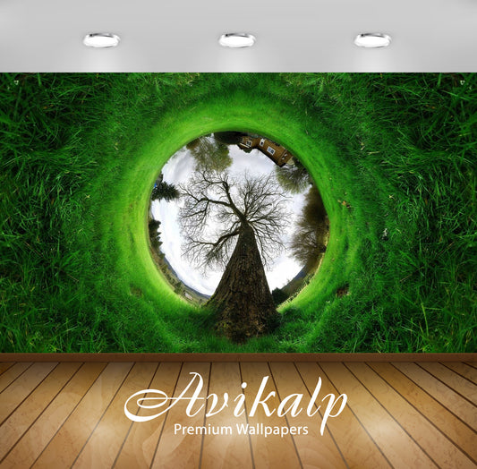 Avikalp Exclusive Awi2015 Panorama Rolling Down Hill Full HD Wallpapers for Living room, Hall, Kids
