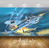 Avikalp Exclusive Awi2029 Airplane Flight Cross Aviation  Full HD Wallpapers for Living room, Hall,