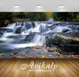 Avikalp Exclusive Awi2049 Cascading Waterfall Autumn Upper Peninsula Michigan United States  Full HD