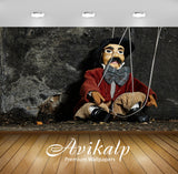 Avikalp Exclusive Premium marionette HD Wallpapers for Living room, Hall, Kids Room, Kitchen, TV Bac