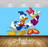 Avikalp Exclusive Awi2064 Disney Pictures Donald And Daisy Duck Adjusting Fixing Bow Tie  Full HD Wa