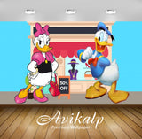 Avikalp Exclusive Awi2068 Donald Duck And Daisy Duck Meeting Romantic Couples  Full HD Wallpapers fo