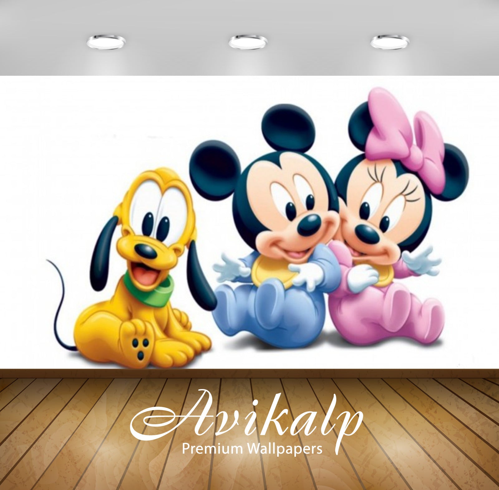 Avikalp Exclusive Awi2110 Mickey Mouse Pluto And Minnie Mouse As Babies Disney  Full HD Wallpapers f