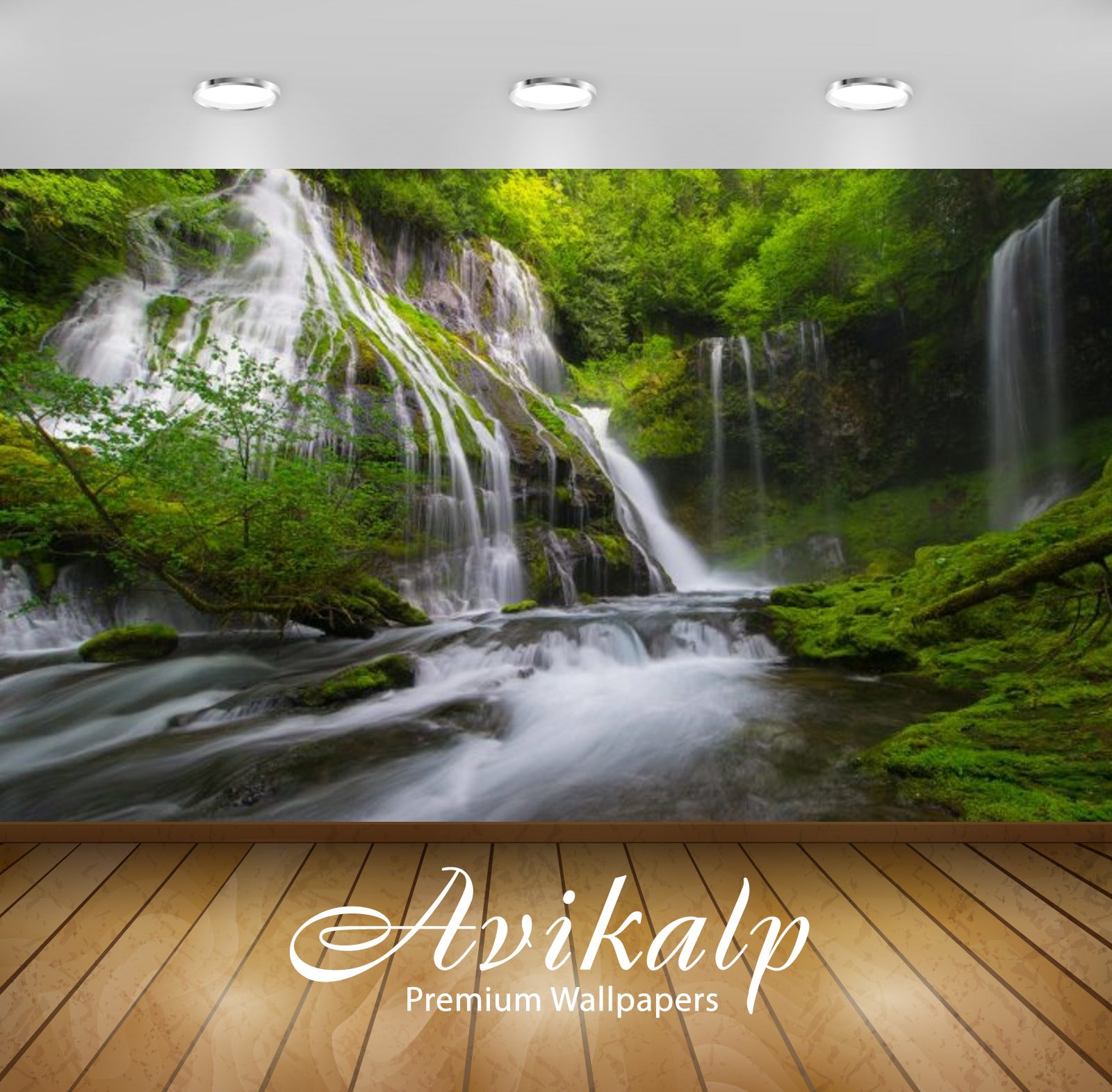 Avikalp Exclusive Awi2114 Panther Creek Falls Washington Summer Landscape  Full HD Wallpapers for Li