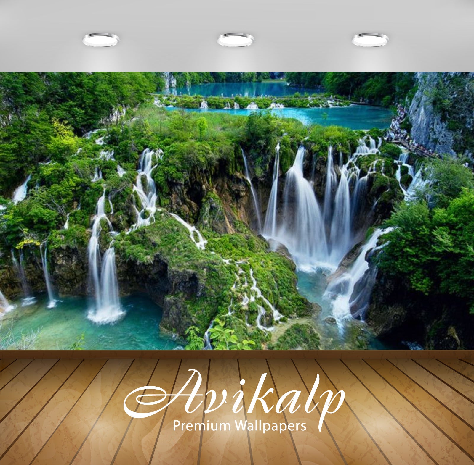 Avikalp Exclusive Awi2136 Plitvice Lakes National Park Croatia Cascading Waterfall  Full HD Wallpape
