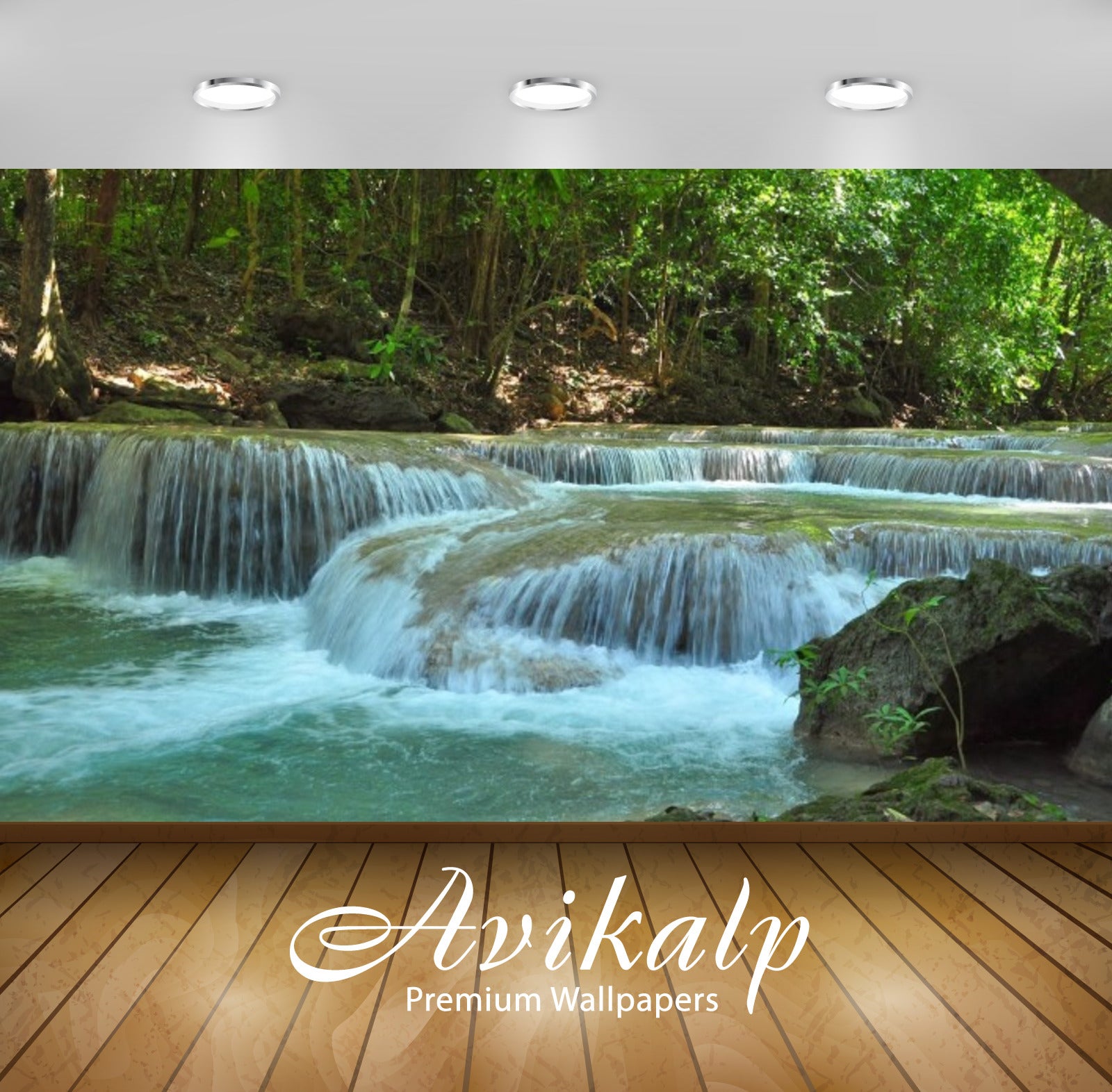 Avikalp Exclusive Awi2143 River Waterfall National Park Kanchanaburi  Full HD Wallpapers for Living