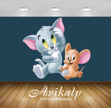 Avikalp Exclusive Awi2172 Tom And Jerry As Small Babies  Full HD Wallpapers for Living room, Hall, K