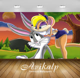 Avikalp Exclusive Awi2195 Bugs Bunny and Lola Bunny Full HD Wallpapers for Living room, Hall, Kids R