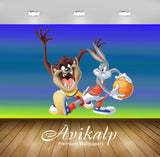 Avikalp Exclusive Awi2198 Bugs Bunny and Tasmanian Devi basketball player Looney Tunes Full HD Wallp