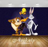 Avikalp Exclusive Awi2202 Bugs Bunny Daffy Duck Tweety Tazz Looney Tunes Full HD Wallpapers for Livi