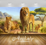 Avikalp Exclusive Awi2233 Lion family wallpaper animals images lion Full HD Wallpapers for Living ro