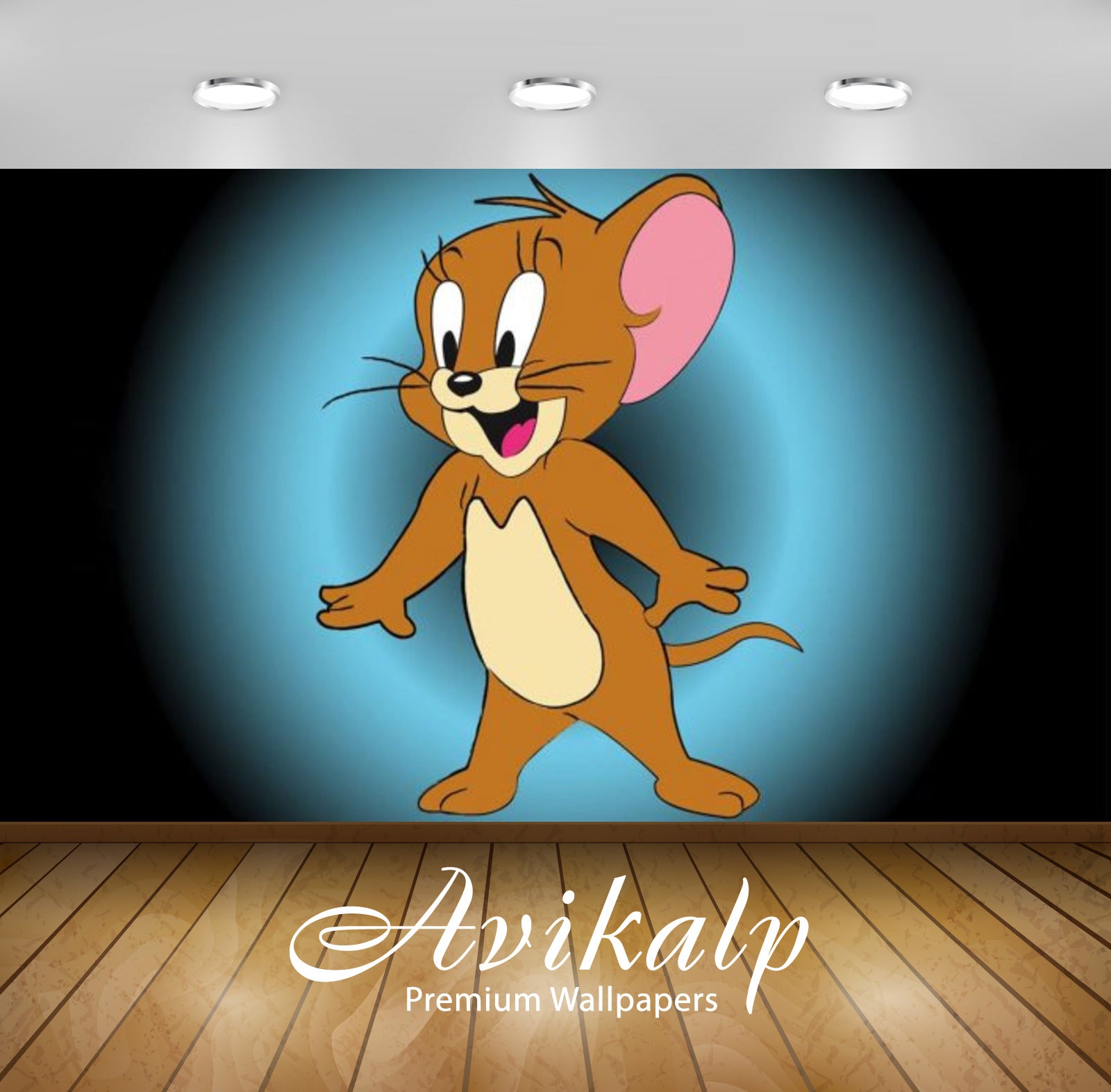 Avikalp Exclusive Awi2267 Tom and Jerry Jerry Mouse Full HD Wallpapers for Living room, Hall, Kids R