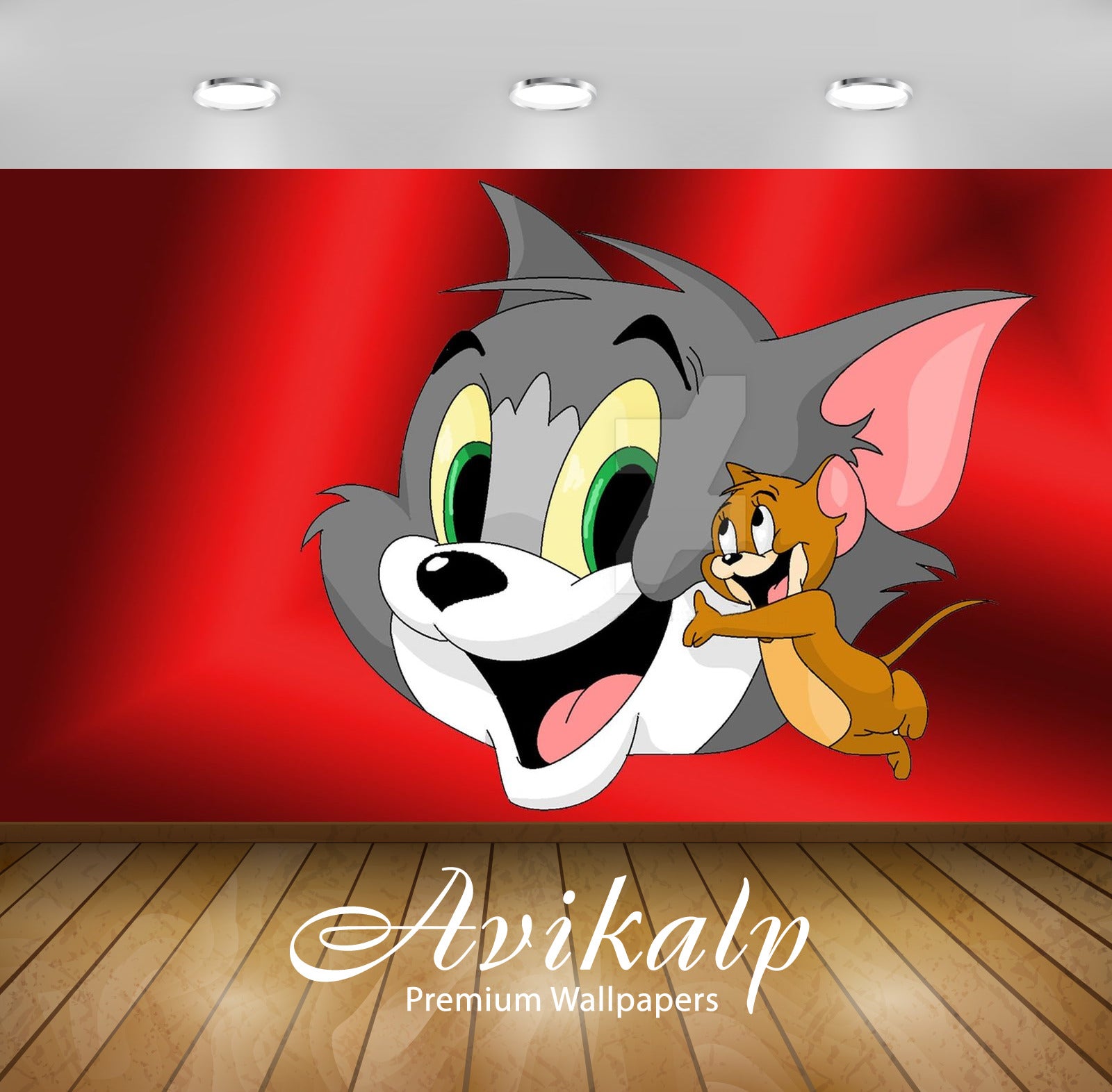 Avikalp Exclusive Awi2272 Tom and Jerry picture close ups Full HD Wallpapers for Living room, Hall,