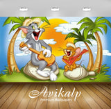 Avikalp Exclusive Awi2274 Tom and Jerry Playing singing songs island palm trees Beautiful Full HD Wa