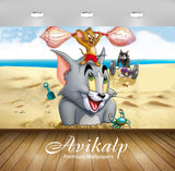 Avikalp Exclusive Awi2285 Tom and Jerry Tough And Tumble Full HD Wallpapers for Living room, Hall, K