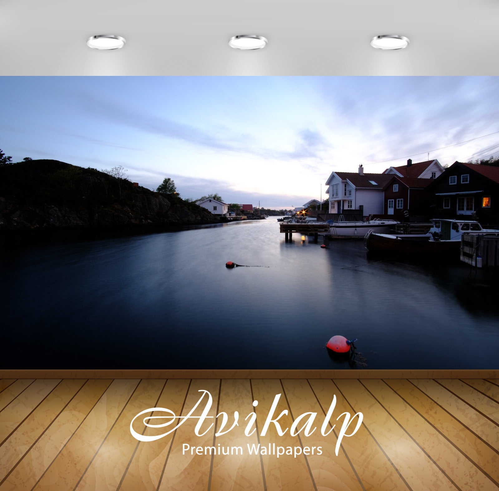 Avikalp Exclusive Premium night HD Wallpapers for Living room, Hall, Kids Room, Kitchen, TV Backgrou