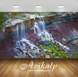 Avikalp Exclusive Awi2302 Waterfall on Lake Cowley Cowley Lovech fishing Lake Kansas Full HD Wallpap