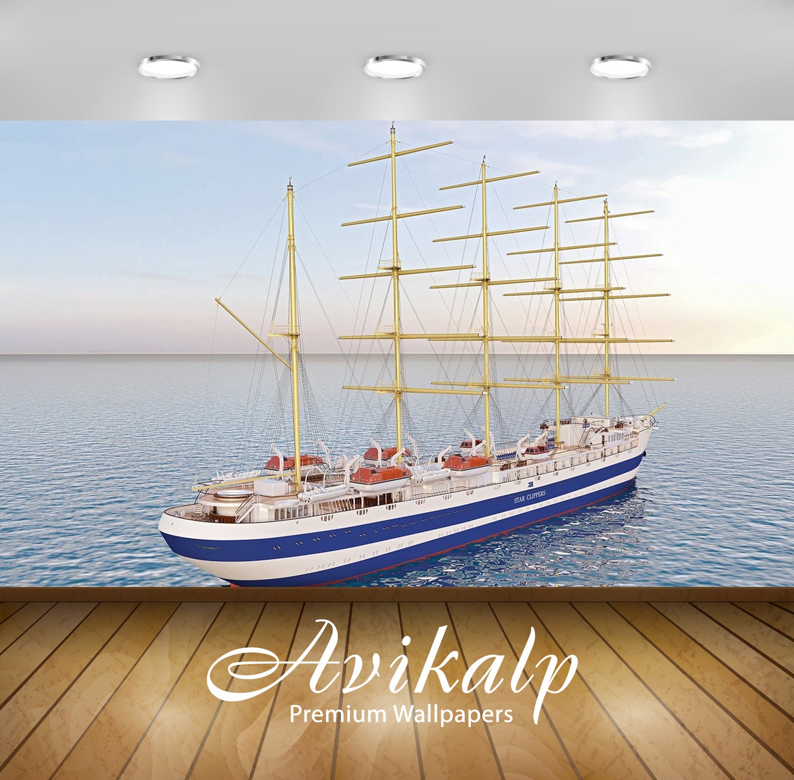 Avikalp Exclusive Awi2359 A New Ship For The Fleet Star Clipper Full HD Wallpapers for Living room,