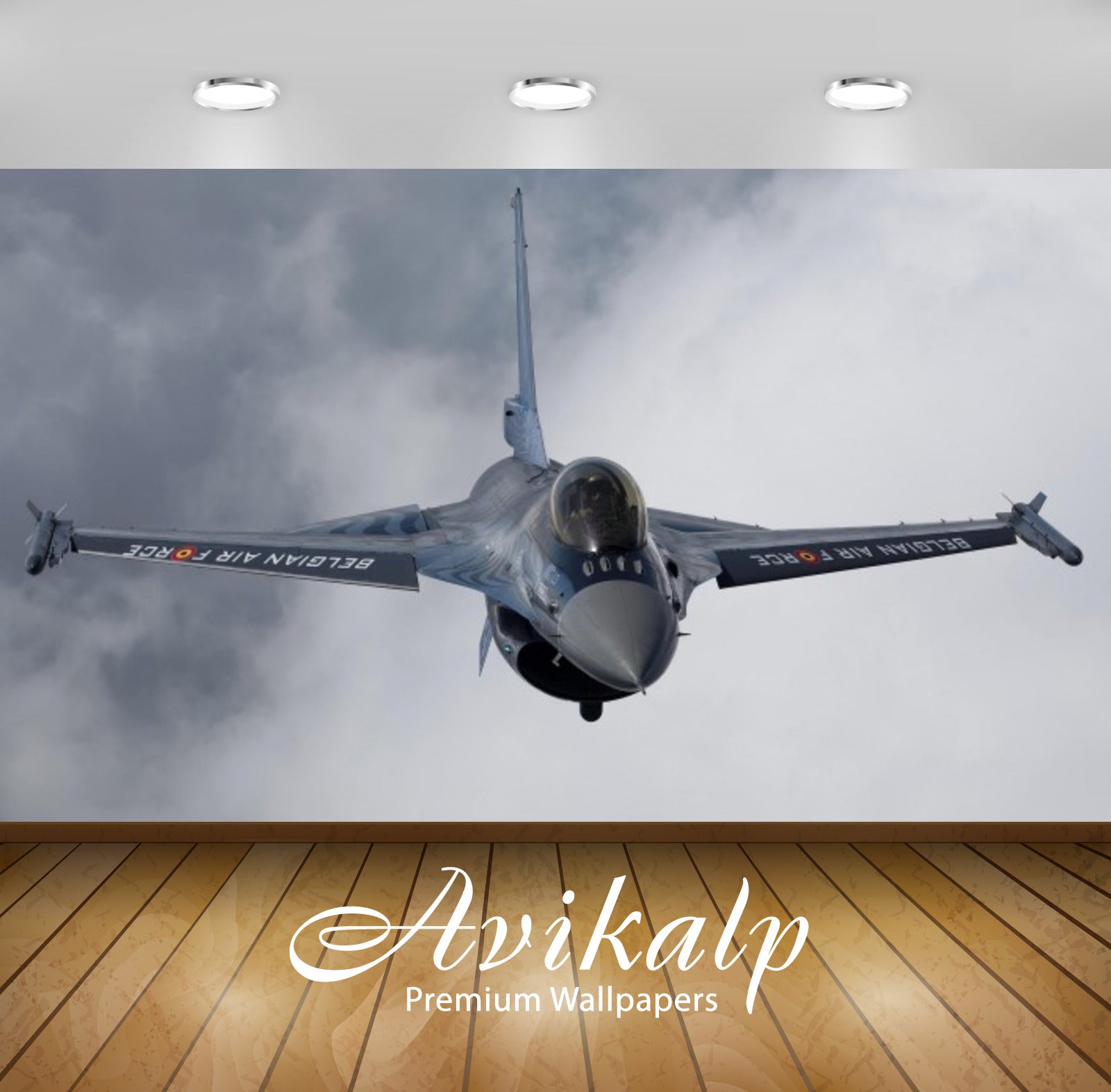 Avikalp Exclusive Awi2361 Air Force Modern Aircraft Full HD Wallpapers for Living room, Hall, Kids R