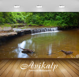 Avikalp Exclusive Awi2366 Angel Waterfalls Lansing Kansas Usa Full HD Wallpapers for Living room, Ha