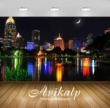 Avikalp Exclusive Awi2409 Bangkok Moon Color Full HD Wallpapers for Living room, Hall, Kids Room, Ki