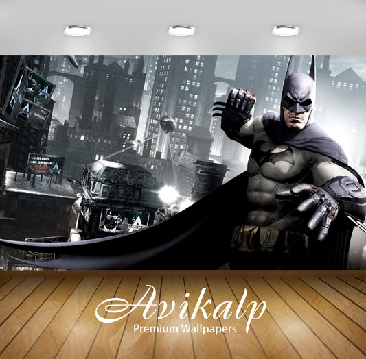 Avikalp Exclusive Awi2411 Batman Arkham City Fist Full HD Wallpapers for Living room, Hall, Kids Roo