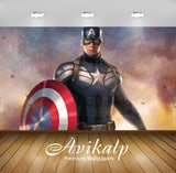 Avikalp Exclusive Awi2477 Captain America Marvel Full HD Wallpapers for Living room, Hall, Kids Room