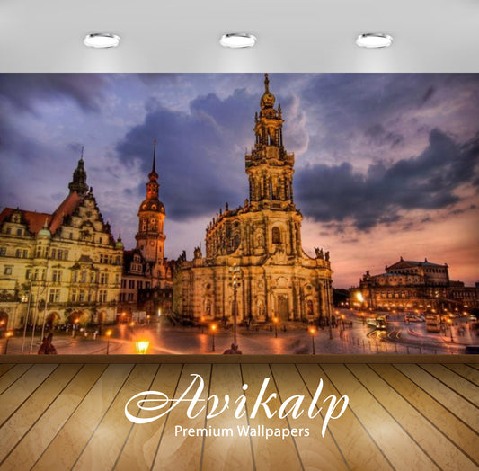 Avikalp Exclusive Awi2577 Dresden Germany Katholische Hofkirche With Castle Dresden Semperoper Lev A