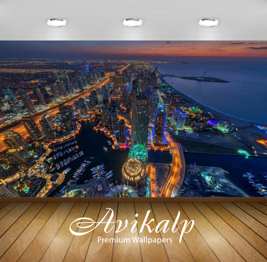 Avikalp Exclusive Awi2580 Dubai Blackout Horizon Photography The Air United Arab Emirates Dubai Mari