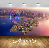Avikalp Exclusive Awi2598 Exotic View Of The Coast Ferris Wheel In Dubai United Arab Emirates Full H