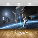 Avikalp Exclusive Awi2645 Futuristic Spaceship Ship Spacecraft Next Futuristic Digital Art Full HD W
