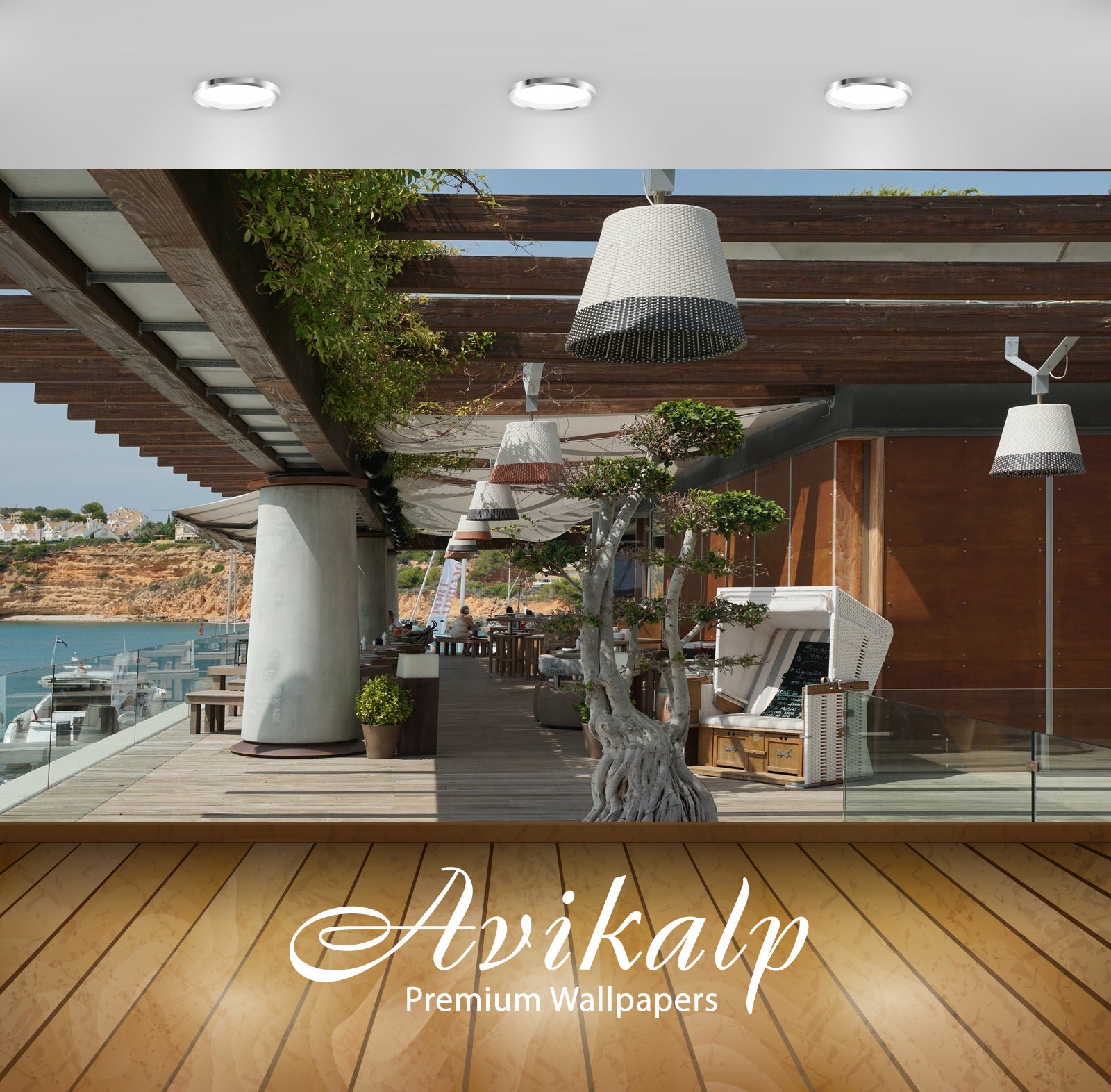 Avikalp Exclusive Premium port HD Wallpapers for Living room, Hall, Kids Room, Kitchen, TV Backgroun