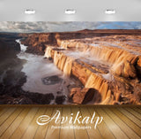 Avikalp Exclusive Awi2681 Grand Falls In Coconino Of The Little Colorado River County Arizona Usa Fu