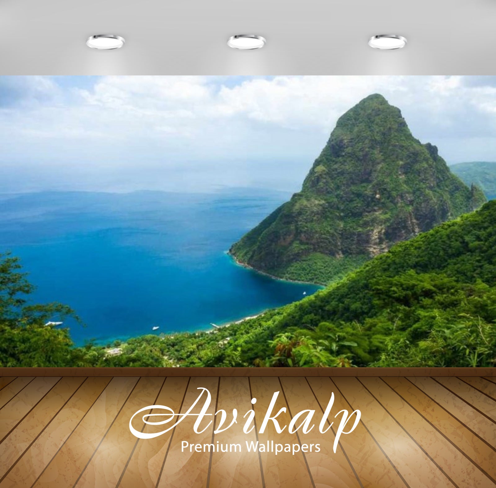 Avikalp Exclusive Awi2688 Gros Piton Mountain Climb St. Lucia Full HD Wallpapers for Living room, Ha