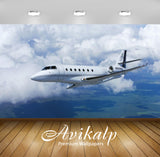 Avikalp Exclusive Awi2690 Gulfstream G200 Modern Aircraft Full HD Wallpapers for Living room, Hall,