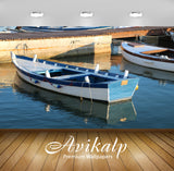 Avikalp Exclusive Premium boat HD Wallpapers for Living room, Hall, Kids Room, Kitchen, TV Backgroun